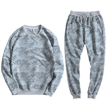 Load image into Gallery viewer, Autumn Men's Sweater Camouflage Sets 9XL 10XL Casual Plus Fertilizer 8XL Cotton Turtleneck Youth Jacket Tide Men's suit