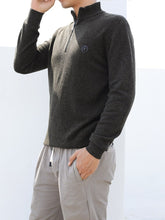 Load image into Gallery viewer, 2019 Autumn Men's 100% Wool Sweater Pullovers Simple Style Knitted Wool Sweater Jumpers Casual Male Knitwear