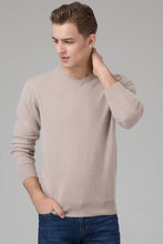 Load image into Gallery viewer, 2017 Hot sale Men&#39;s Sweater 100% Pure Cashmere Knitted Winter Warm Pullovers V-neck Long Sleeve Standard Sweaters