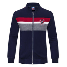 Load image into Gallery viewer, sweaters men 2017 men's sweater slim patchwork Tace&amp;shark men sweater brand cotton casual Billionaire Stand collar long-sleeved
