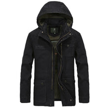 Load image into Gallery viewer, Autumn And Winter Fashion Brand Explosions Men's Casual Wear Big Size Cotton Casual Jacket Long Sweater Multi Pocket Coat