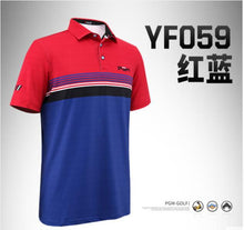 Load image into Gallery viewer, High quality!PGM Dry Breathable Men's T-shirt Genuine Golf Clothing POLO Sweater Fabric  86%Polyester+14%Spandex,Free shipping