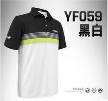 Load image into Gallery viewer, High quality!PGM Dry Breathable Men's T-shirt Genuine Golf Clothing POLO Sweater Fabric  86%Polyester+14%Spandex,Free shipping