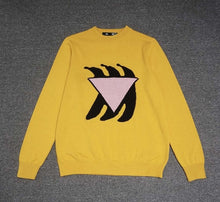 Load image into Gallery viewer, DUYOU New Mens Luxury Brand Designer Sweater Banana Triangle Sweater Men Simple Casual Knitted Pullovers Top Quality DY702431