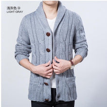 Load image into Gallery viewer, M-3XL Casual Men's Clothing Woolen Jacket Spring and Autumn New Knit Cardigan Large Lapel Large Size Tide Sweater Coat