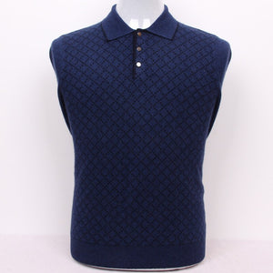 large size 100%cashmere argyle knit men smart casual sweater pullover dark blue 3color EU/S105-3XL130 retail wholesale